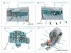 Quinta Studio QD72207 MiG-25BM 3D-Printed & coloured Interior on decal paper (ICM) 1/72